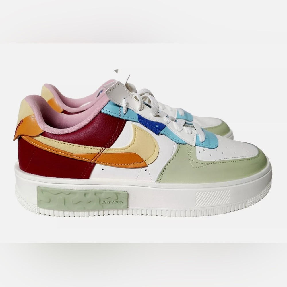 Nike Air Force 1 Fontanka MULTI-COLOR Patch Size 10.5 Women’s, 9 Men’s
